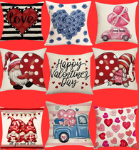 VALENTINE THROW PILLOW COVERS