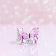 Exclusive "Gimme the Glitz" Set Featuring "Lazy Afternoon" Pink & White Rhinestone Butterfly Ring