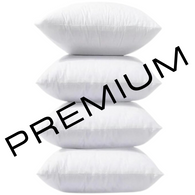 PREMIUM ---- 16X16 --- Standard Throw Pillow Inserts ---- Set of 4 (Shipped Separately)