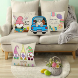 18X18 2 EASTER SEASON Throw Pillow Covers (*No Inserts) Canvas Feel "BUNNY SETS 7A or 7B"
