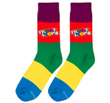 FRUIT LOOPS Cereal Officially Licensed Crew Length Unisex Pair of Socks 9-10
