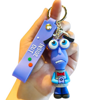 Adorable Disney's INSIDE OUT EMOTION Movie Character Keychain Featuring... FEAR