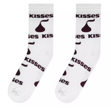HERSHEY'S KISSES Officially Licensed Crew Length Unisex Pair of Socks 9-10