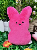 AN EASTER ICON A Soft and Velvety Plush PEEPS Stuffed Animal Rabbit Doll "Size Large"