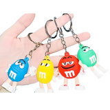 YUMMY & ADORABLE CANDY-COATED CHOCOLATE CHARACTER KEYCHAINS