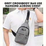 Unisex Casual & Sporty Crossbody Bag Wear Across Chest or Back Shoulder Travel Bag