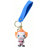 SPOOKY PENNYWISE THE CLOWN "IT" MOVIE CHARACTER KEYCHAINS With Strap