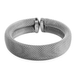 Stainless Steel Mesh Cuff Bracelet (7.00 inches)
