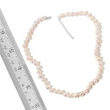 Freshwater Pearl Sterling Silver Ring and Necklace Set