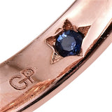 Designer *GP 14K RG Sterling Silver Garnet, Peridot and Topaz Flower Ring (Size 7.5)