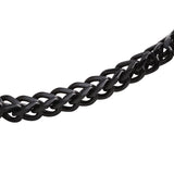 Men's ION Plated Black Stainless Steel Franco Chain (24 in) Unisex