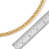 ION Plated Yellow Gold Stainless Steel Rolo Link Chain (24 in) Heavy