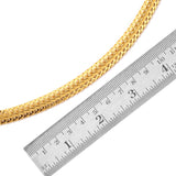 ION Plated Yellow Gold Stainless Steel Fox Tail Chain Necklace (24")