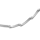 Italian Sterling Silver Singapore Tassel Adjustable " Y " Chain (24 in)