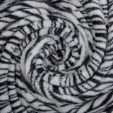 Zebra Stripe Pattern Super Soft and Warm Animal Printed Flannel Blanket (80" X 60")